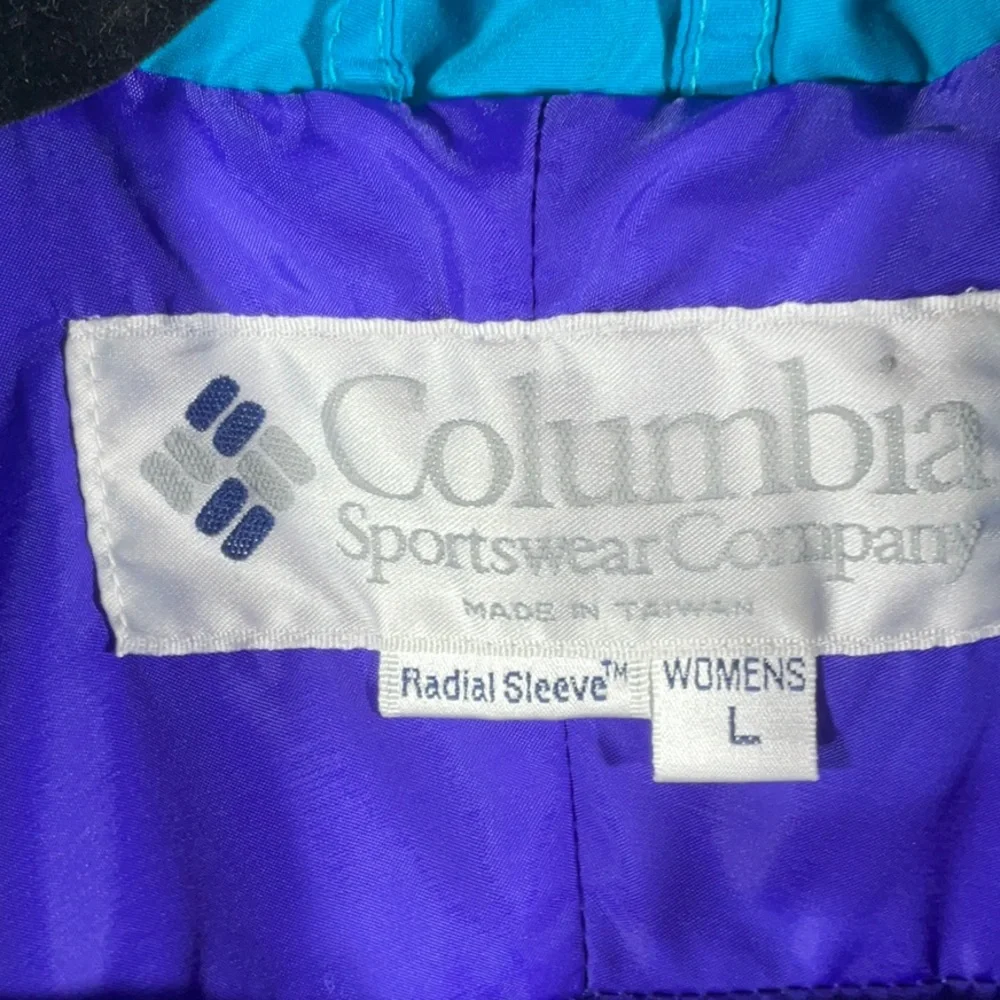 Vintage Columbia Purple, Magenta, Teal Jacket-Size Large